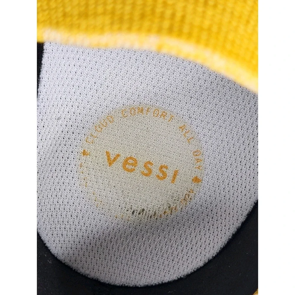 Vessi Everyday Move Slip On Knit Shoes Sneaker Mustard Yellow Sz W8 - Picture 5 of 6